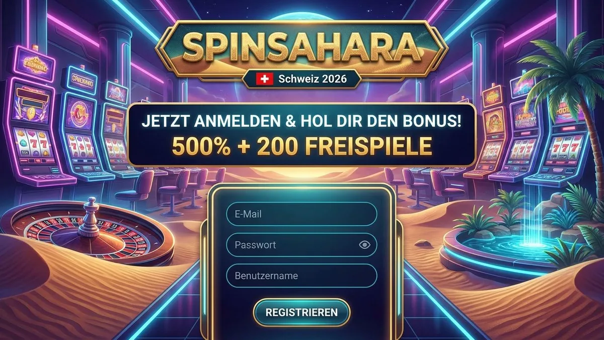 Registrierung mit Bonus